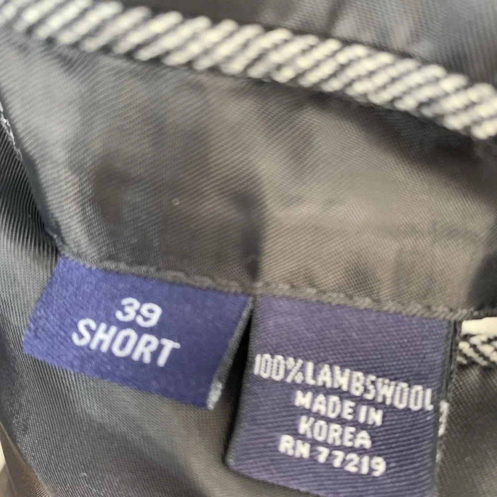 Botany Five Hundred Lambswool Herringbone Sport Coat 39 Short Jacket Blazer Work